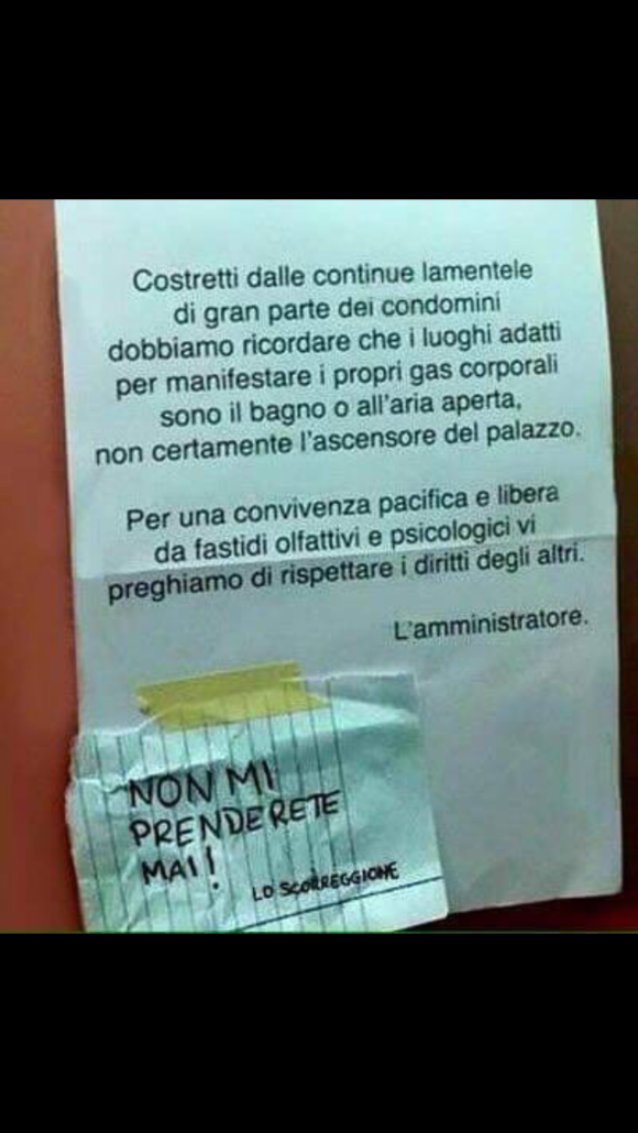 comunicazioni in ascensore