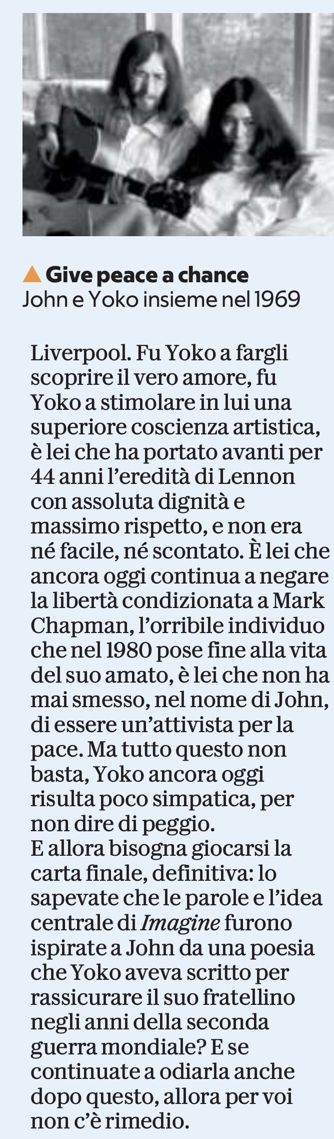 Castaldo Yoko ONo John lennon
